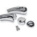 Krator Krator MT030-001 3.5 in. Motorcycle Billet Hand Bar Risers for Honda Yamaha Kawasaki Suzuki Harley Davidson Cruisers Choppers Hogs Metric; Chrome MT030-001